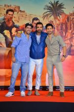 Varun Dhawan, John Abraham,Rohit Dhawan at Dishoom Movie Press Meet on 3rd August 2016